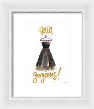Hello Gorgeous Dress Framed Print by Lanie Loreth - 4D's T&D Inc