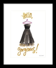 Hello Gorgeous Dress Framed Print by Lanie Loreth - 4D's T&D Inc