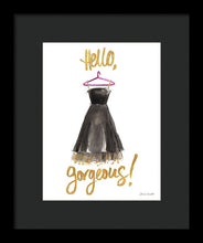 Hello Gorgeous Dress Framed Print by Lanie Loreth - 4D's T&D Inc