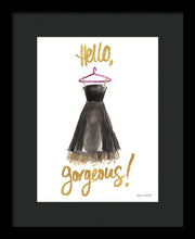 Hello Gorgeous Dress Framed Print by Lanie Loreth - 4D's T&D Inc
