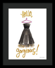 Hello Gorgeous Dress Framed Print by Lanie Loreth - 4D's T&D Inc