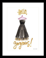 Hello Gorgeous Dress Framed Print by Lanie Loreth - 4D's T&D Inc