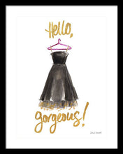 Hello Gorgeous Dress Framed Print by Lanie Loreth - 4D's T&D Inc