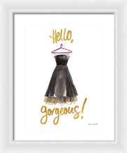 Hello Gorgeous Dress Framed Print by Lanie Loreth - 4D's T&D Inc
