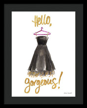 Hello Gorgeous Dress Framed Print by Lanie Loreth - 4D's T&D Inc