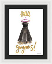 Hello Gorgeous Dress Framed Print by Lanie Loreth - 4D's T&D Inc