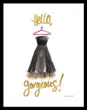 Hello Gorgeous Dress Framed Print by Lanie Loreth - 4D's T&D Inc
