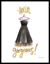 Hello Gorgeous Dress Framed Print by Lanie Loreth - 4D's T&D Inc