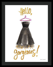 Hello Gorgeous Dress Framed Print by Lanie Loreth - 4D's T&D Inc