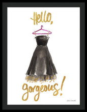 Hello Gorgeous Dress Framed Print by Lanie Loreth - 4D's T&D Inc