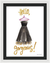 Hello Gorgeous Dress Framed Print by Lanie Loreth - 4D's T&D Inc