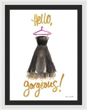 Hello Gorgeous Dress Framed Print by Lanie Loreth - 4D's T&D Inc