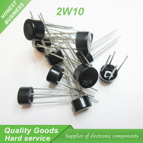 50 pcs 2W10 2A 1000V 1A 1000V DIP Bridge Rectifiers  new original - 4D's T&D Inc