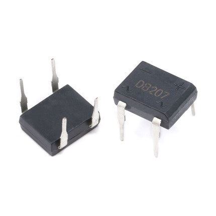 10 PCS DB207 DIP B207 DIP4 Bridge Rectifiers 1000V 2A new and original IC - 4D's T&D Inc