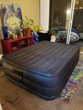 Intex Queen Raised Downy Inflatable Indoor Air Mattress Bed with Built-In Pump - 4DS-160ABM - 4D's T&D Inc
