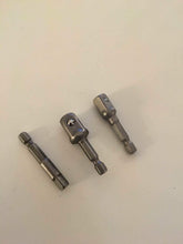 Socket Tool 3x 1/4" 3/8" 1/2" Impact Drill Socket Adapter Nut Driver Power Extension Bar Set (Size: 3PCS SET) - 4D's T&D Inc
