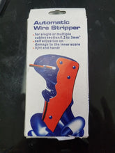 Automatic Wire Stripper with ease using this handy wire cutter tool. Good gift for a home owner. (Color: Red & Blue) - 4D's T&D Inc