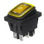 12V Car Auto Boat Marine LED Light Rocker Switch Latching Momentary 1 pcs ON-Off-ON 6 Pin Toggle - 4D's T&D Inc